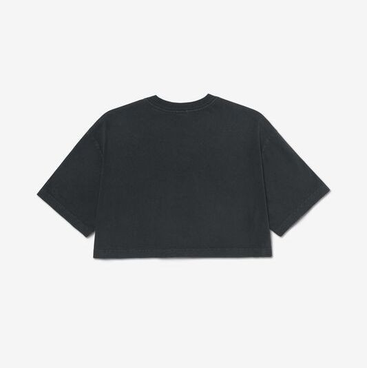 WOMEN'S HEAVYWEIGHT WASHED CROPPED TEE