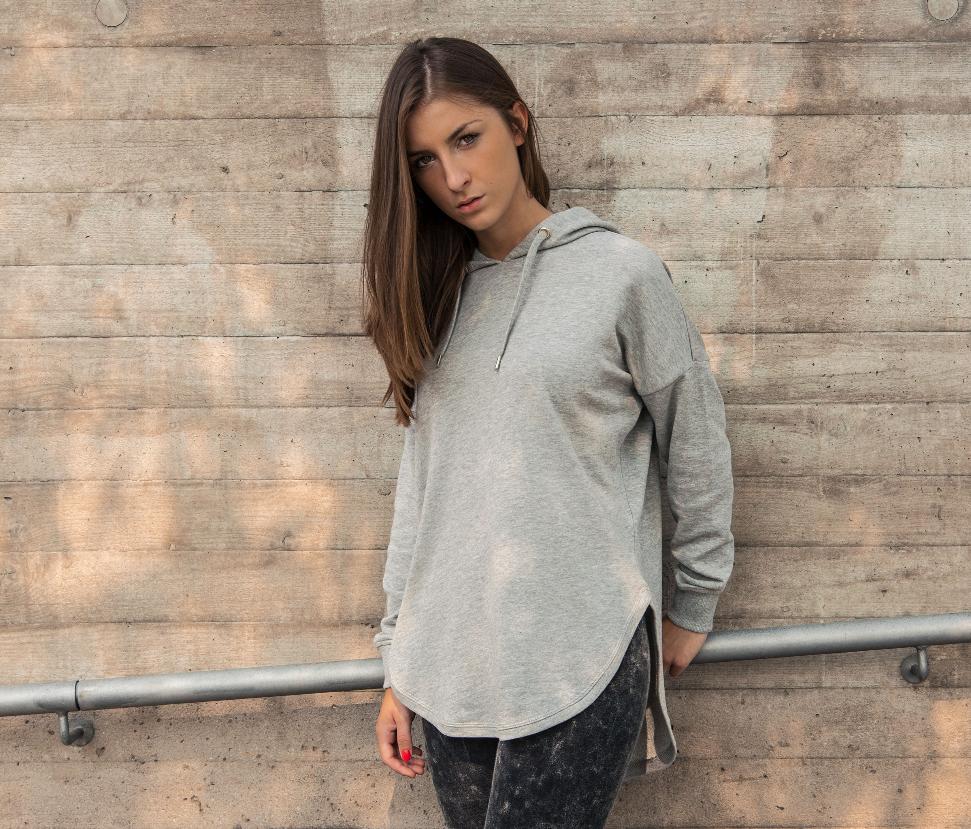 LADIES OVERSIZED HOODY