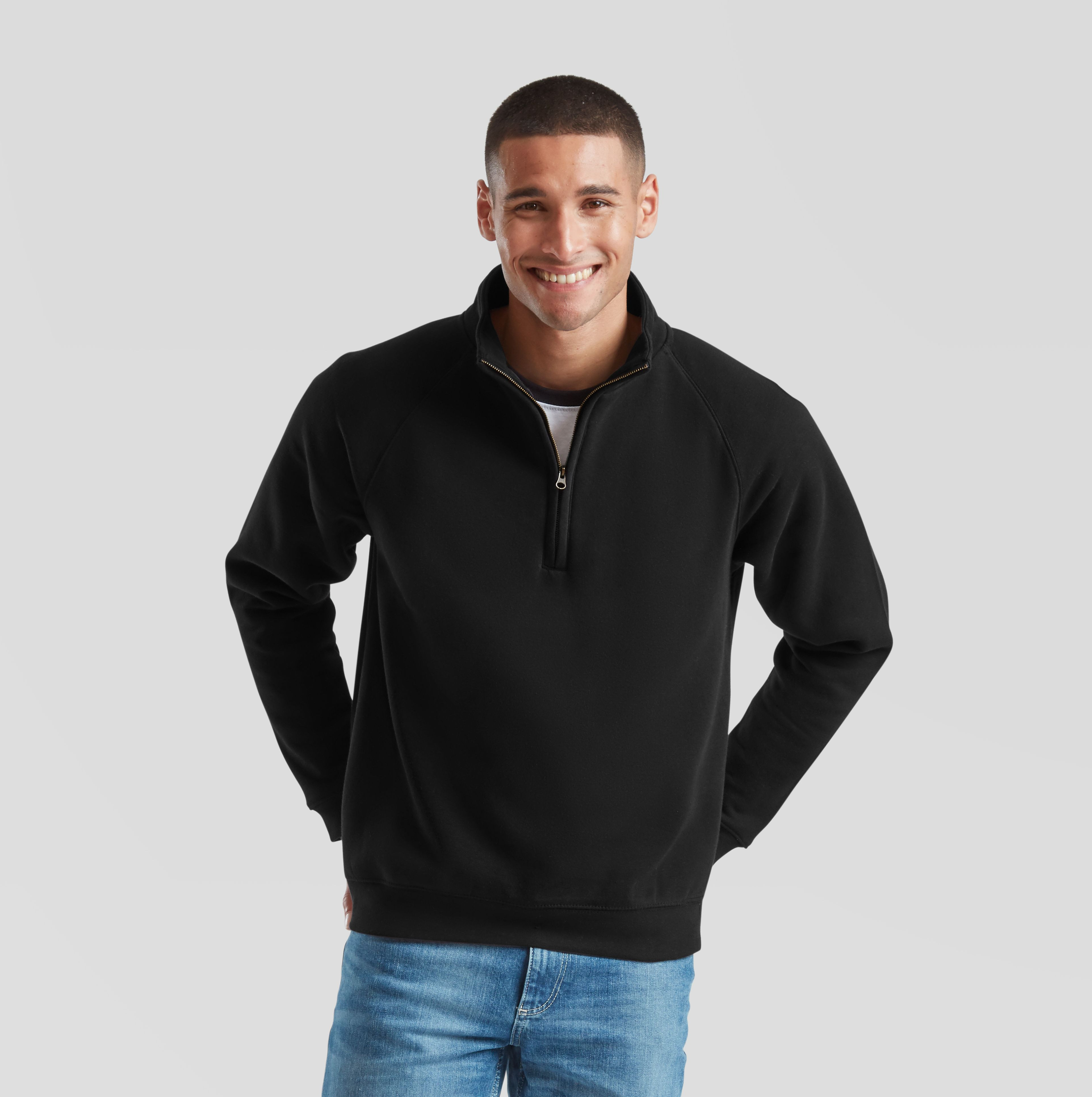 PREMIUM ZIP NECK SWEAT
