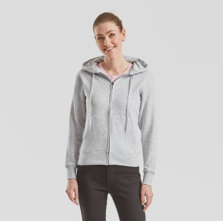 LADIES PREMIUM HOODED SWEAT JACKET